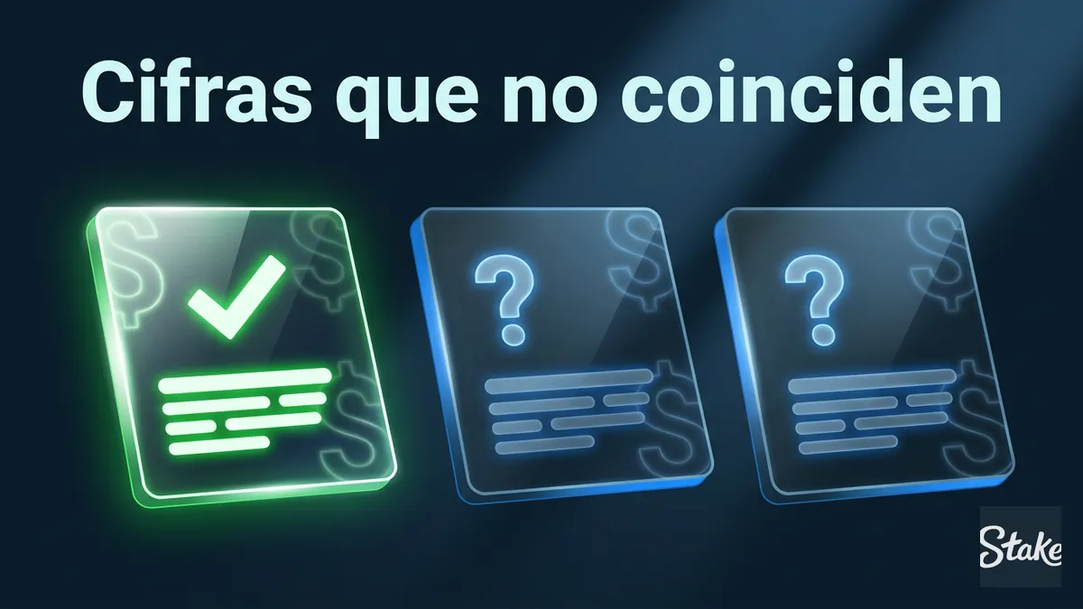 Comparación visual de las cifras de bono citadas por medios chilenos frente a la información oficial de Stake