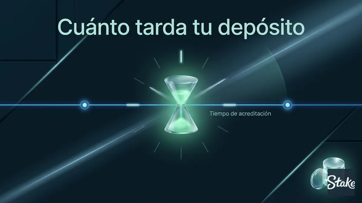 Tiempo de acreditación de un depósito en Stake según el método elegido