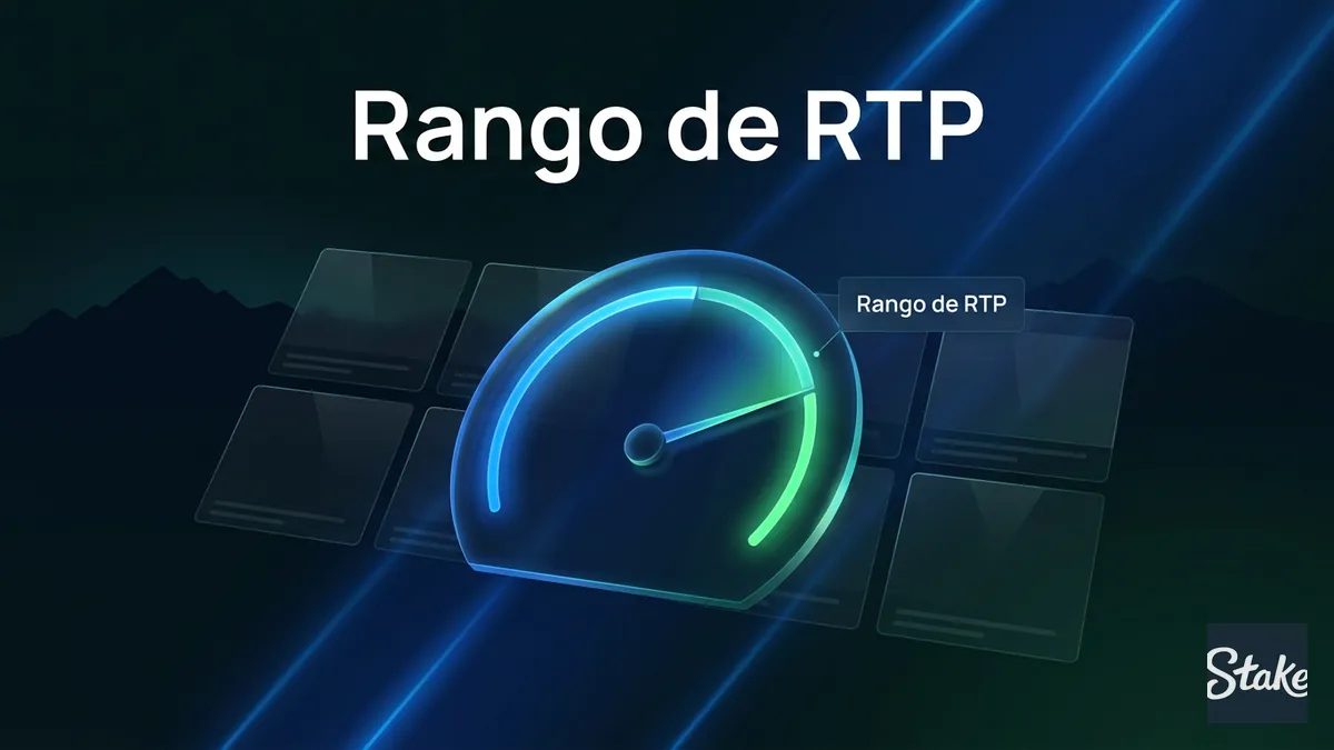 Rango de RTP general del catálogo de juegos en Stake, sin cifra exacta por juego