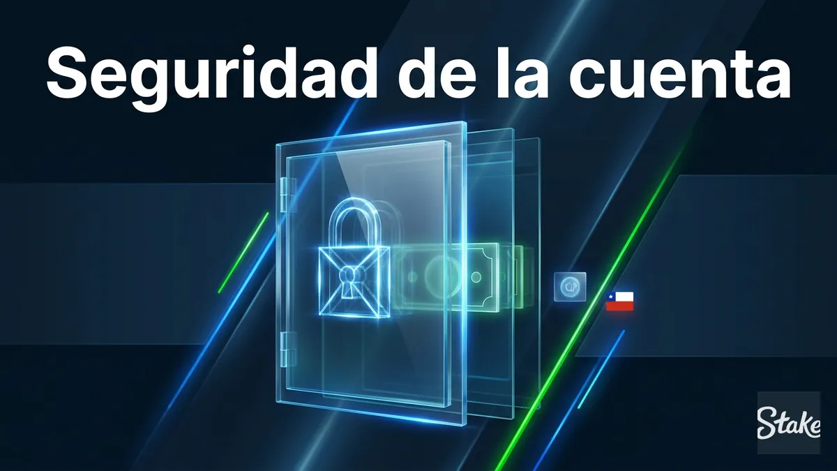 Bóveda digital que representa la seguridad de fondos y cuenta en Stake